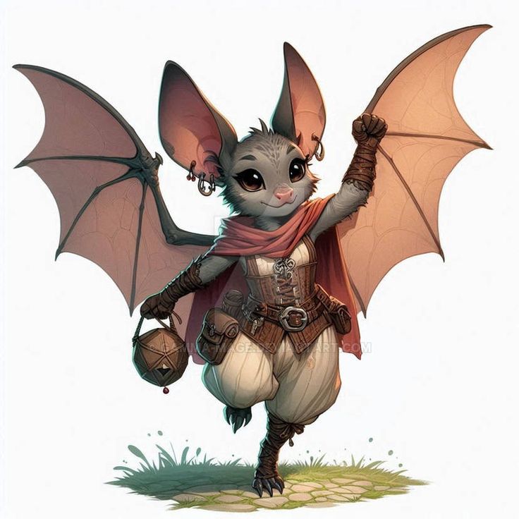 a cartoon character dressed as a bat holding a lantern