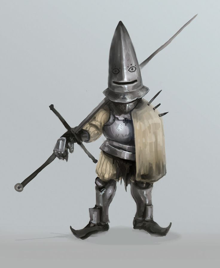 a knight in armor holding two swords