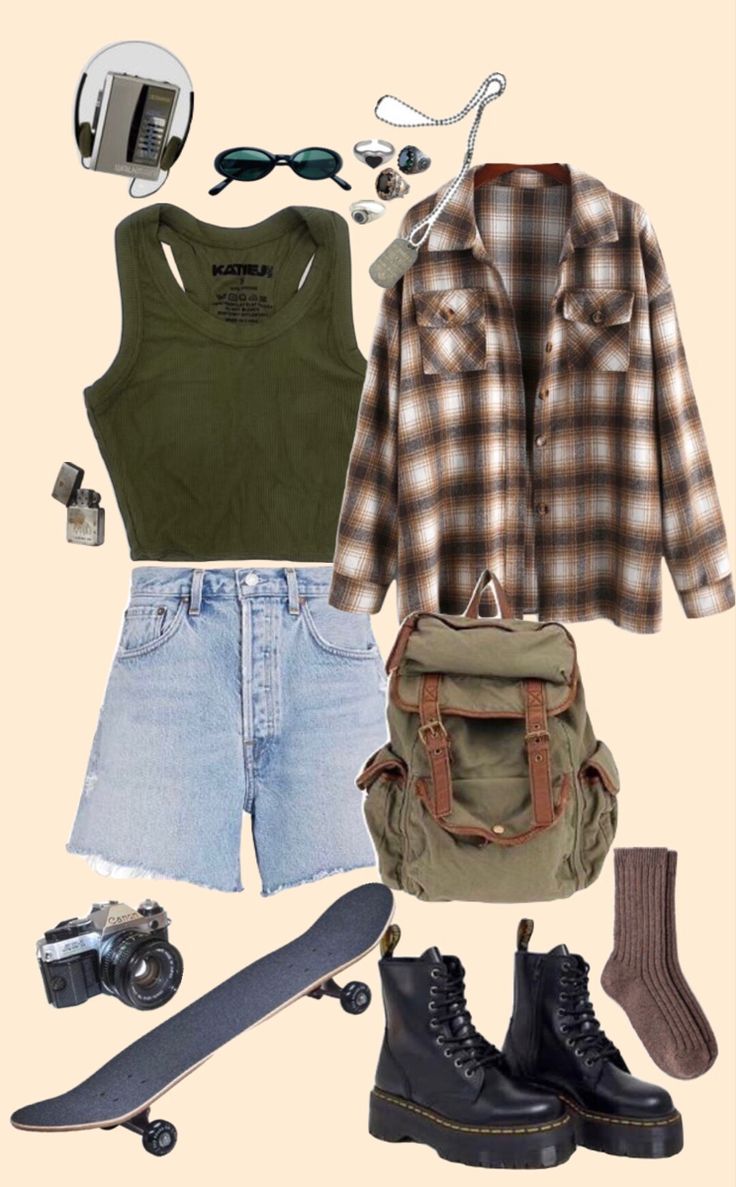 Grunge Atheistic Outfits, Grunge Chill Outfits, 90s Teenage Fashion, Grunge Fashion Style, Casual Summer Grunge Outfits, 80s Aesthetic Outfits Grunge, Summer Soft Grunge Outfits, 90s Grunge Style Summer, Simple Grunge Outfits Summer