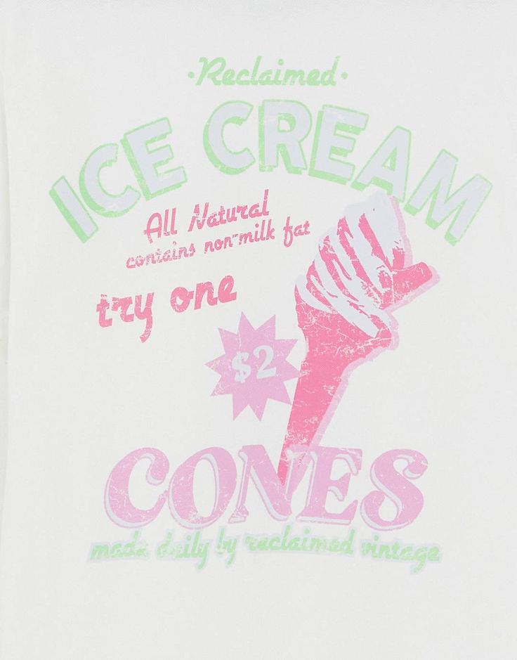 an ice cream t - shirt that says try one cones