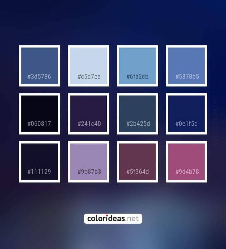 the color palettes are all different and there is no image on it to describe