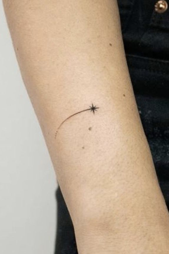 Small Star Tattoos On Hand, Fine Line Solar System Tattoo, Cute Tattoos Stars, Minimalist Constellation Tattoo, When You Wish Upon A Star Tattoo, Dainty Stars Tattoo, Stars Matching Tattoo, Dainty Celestial Tattoo, Hand Stars Tattoo