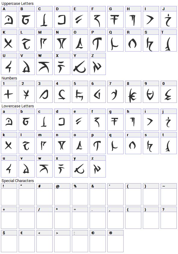 an image of some type of alphabets