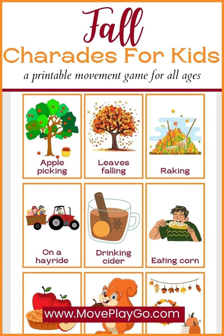 the fall games for kids to play