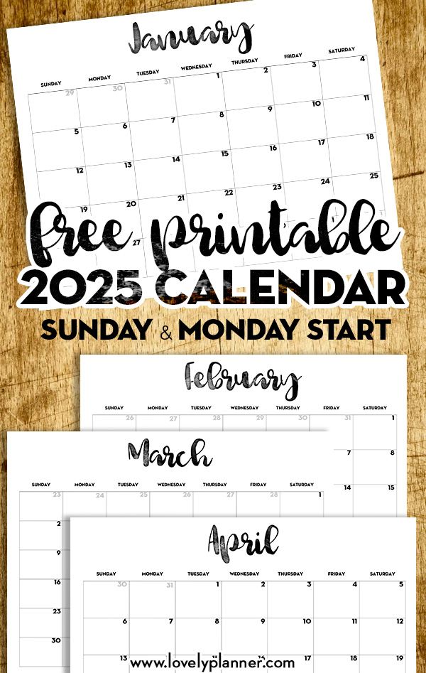 the free printable calendar for january and march