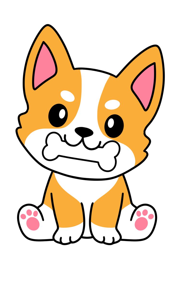 cute dog drawing corgi cartoon Cute Puppy Drawing Kawaii, Cartoon Corgi Drawing, Corgi Drawing Cute, Cute Dog Drawing Cartoon, Corgi Template, Corgi Drawing Easy, Kawaii Dog Drawing, Puppy Drawing Cute, Cute Corgi Drawing