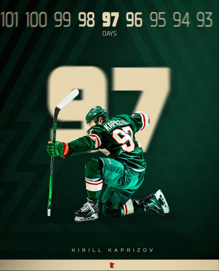 an image of a hockey player with the number 27 on his jersey and holding a stick