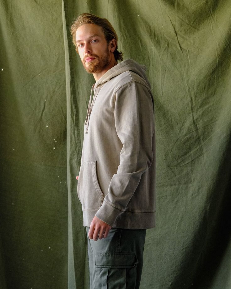 Our Vintage French Terry Pullover is crafted with luxurious comfort in mind. Made from a mid-weight 400 gram 100% cotton that's pre-shrunk for the perfect fit. Garment dyed and washed for a soft finish. Model is 6’3” and 195 lbs, wearing a size large. Hand Dyed Cotton Sweatshirt With Relaxed Fit, Cotton Soft-washed Hoodie, Faded Soft-washed Cotton Hoodie, Acid Wash Cotton Sweatshirt, Relaxed Fit Soft-washed Cotton Hoodie, Soft-washed Cotton Hoodie With Relaxed Fit, Faded Washed Cotton Sweatshirt, Acid Wash Cotton Hoodie For Loungewear, Everyday Acid Wash Cotton Sweatshirt