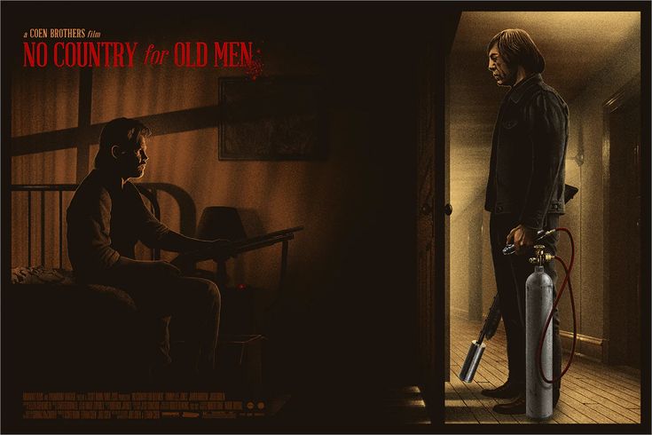 No Country For Old Men Art, No Country For Old Men Poster, No Country For Old Man, Anton Chigurh, No Country For Old Men, Movie Synopsis, Best Movie Posters, Modern Western, Pop Culture Art