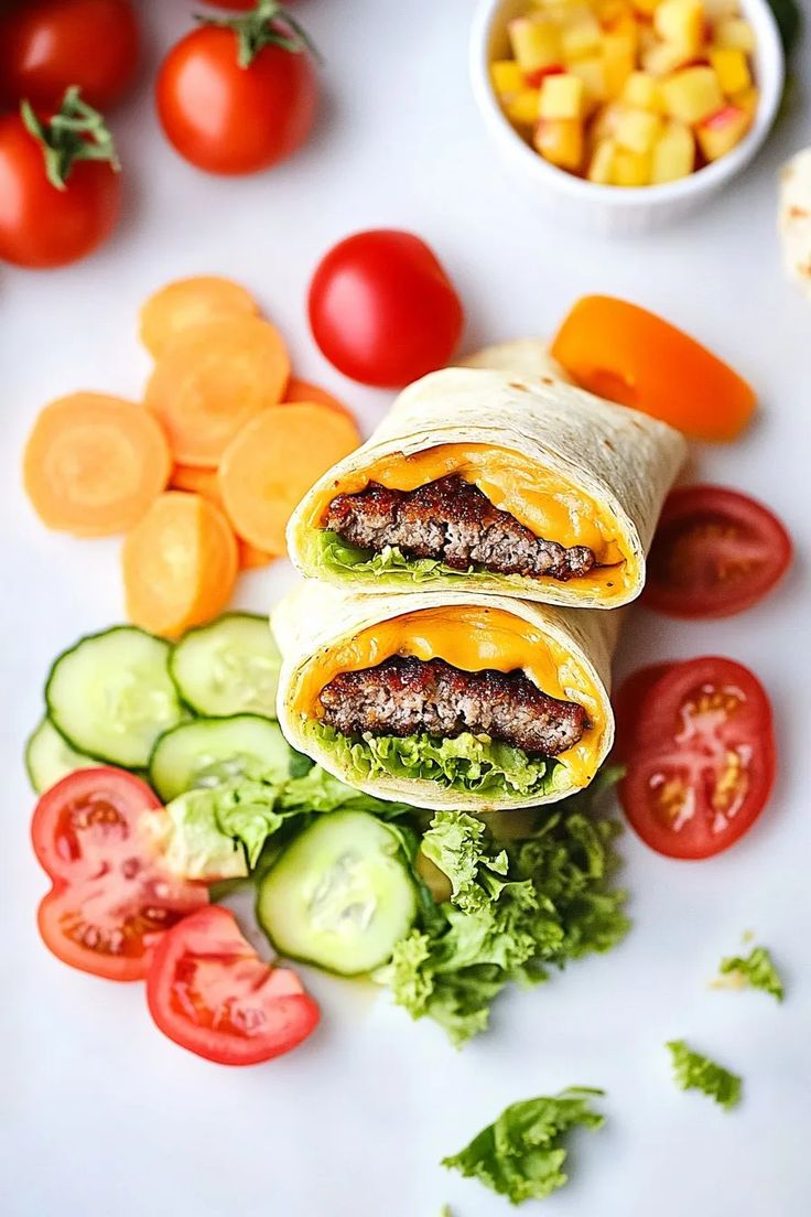 Grilled Cheeseburger Wraps Recipe - Delicious & Easy