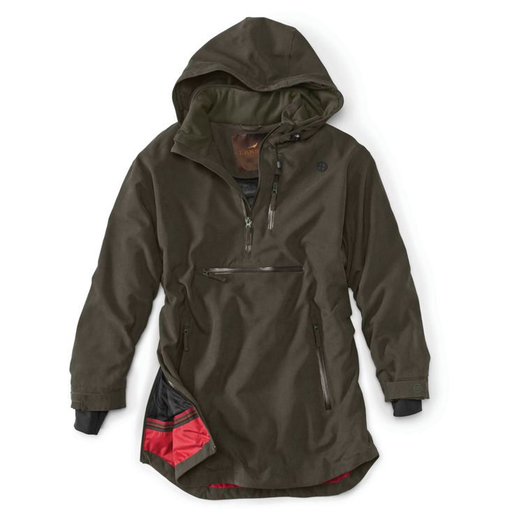 This high-tech Laksen Anorak jacket boasts a multitude of details to protect you in the field. Hunt Coat, Tactical Clothing, Hunting Jackets, Anorak Jacket, Cool Jackets, Outdoor Outfit, Outdoor Apparel, Fleece Jacket, Parka