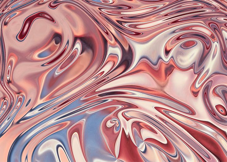 an abstract image of pink and blue liquid swirls on a white background greeting card by panoramic images