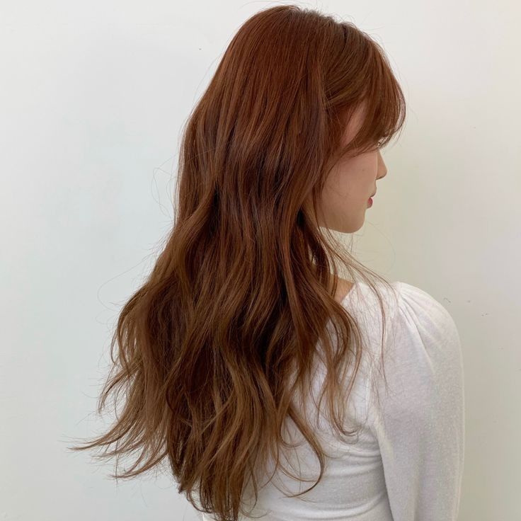 Dark Ginger Red Hair Color, Hair Colour Orange Brown, Dark Orange Brown Hair Color, Ginger Hair Types, Orange To Brown Hair, Brown Hair Single Process, Brown Hair To Ginger, Ginger On Brown Hair, Ginger To Brown Hair