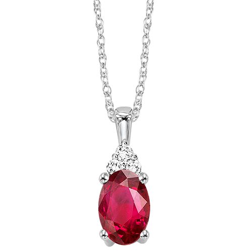 Our beautiful 10KW Color Ens Prong Ruby Necklace 1/30CT is the perfect jewelry choice for you or your loved one.Contact us to verify product information.Shop with International Diamond Center for all your jewelry needs. We have engagement rings, wedding bands, earrings, and so much more. Fine Jewelry Diamond Necklace With Accent Stones, Diamond Necklace With Accent Stones Fine Jewelry, Diamond Necklaces With Accent Stones In Fine Jewelry Style, Diamond Necklaces With Round Cut Accent Stones, Diamond Necklace With Round Cut Accent Stones, Classic White Gold Necklace With Accent Stones, Gold Ruby Necklace, Sideways Initial Necklace, Gold Bangles Design