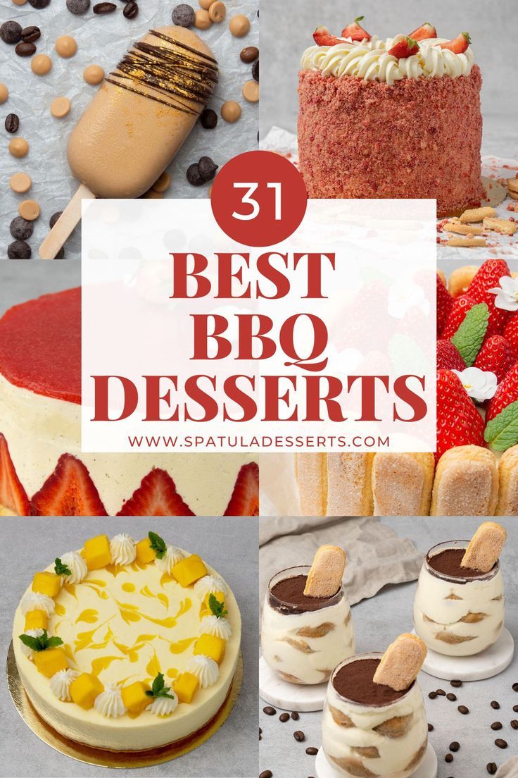 Best Desserts for a Summer BBQ Dessert Recipes For A Bbq, Dessert Ideas For Cookout, Dessert For Barbeque Party, Bbq Competition Desserts, Backyard Bbq Desserts, Desserts For A Barbecue, Easy Desserts For Bbq Party, Upscale Bbq Food, Desserts For Barbecues