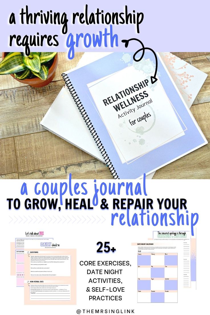 This printable journal contains over 50 pages of activities, strategies and exercises for creating and sustaining a healthy relationship - including individual exercises, because, you know, love is a two-way street where each partner is responsible for their individual side of the road. It's 'inclusive', so it contains the core bases such as communication (being HEARD), intimacy (CONNECTION), (re)building trust (FORGIVENESS) and SELF-LOVE (because healthy #relationships BENEFIT from it, ya'll) Couples Activity, Marriage Communication, Activity Journal, Married Life Quotes, Couples Journal, Couples Communication, Couple Advice, Communication In Marriage, Marriage Therapy