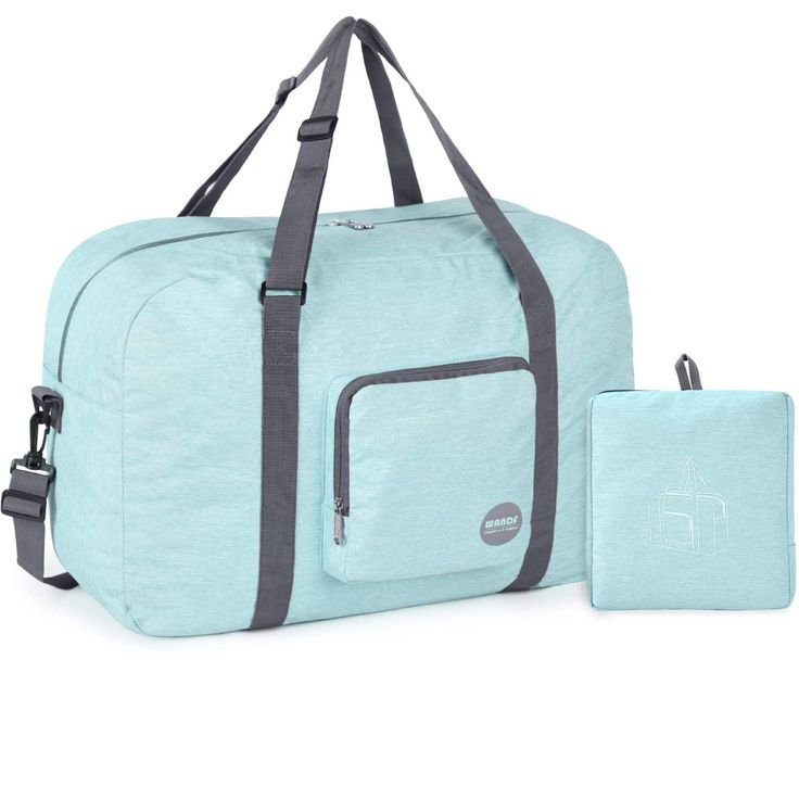 Item Weight: 14.1 ounces Shipping Weight: 14.9 ounces Dimensions: 22 x 9 x 14 inches (50 Litre) Packable and Roomy Wearproof Water-resistant High quality SBS metal zippers The travel duffle bag can be fast folded into itself with a compact size of 8.5" x 8.5" x 2", only 1/25 of a regular size luggage. Large capacity to be used as a backup bag in case your suitcase.The travel size foldable duffle bag is made with unique RipStop water-resistant fabric. The lightweight duffle bag only 15.4 oz, but Functional Foldable Travel Bag For Outdoor Activities, Practical Foldable Travel Bag For Outdoor Activities, Functional Foldable Duffle Bag For Daily Use, Functional Foldable Duffle Bag, Practical Packable Travel Bag For Outdoor, Practical Travel Bag With Zipper Closure, Functional Foldable Travel Accessories For Weekend Trips, Functional Foldable Travel Accessories, Foldable Nylon Travel Bag For Overnight Trips