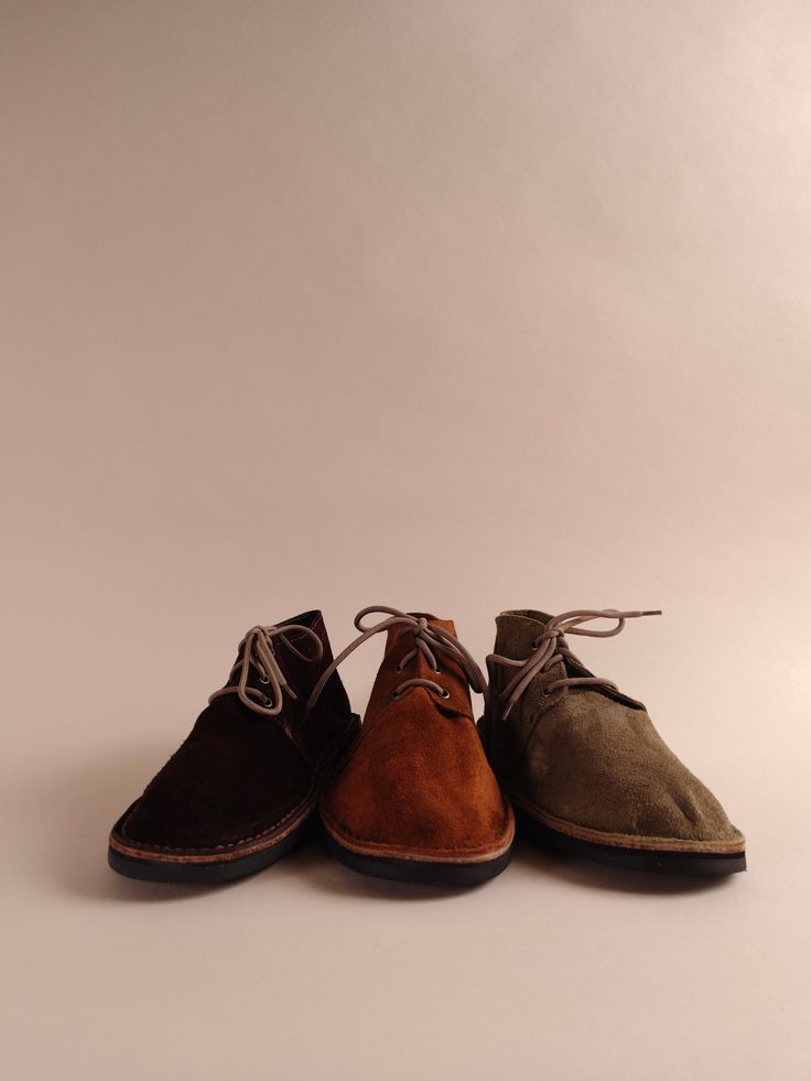 Veldskoen or "Vellies" are the South African desert shoe that started it all.Now available for a limited time in brown kudu suede, outsole-stitched with a rubber sole. Brother Vellies shoes are handmade from bi-product or environmentally conscious materials. Because of this, no two pairs will ever be identical, and each pair has its own personality, making them yours and yours alone. We use traditional Vellie sizing. Women should count up four numbers for their US size equivalent (ex. Vellie Siz Suede Lace-up Shoes With Vibram Sole, Low-top Suede Moccasins With Leather Sole, Brown Leather Moc Toe Shoes With Suede Lining, Brown Plain Toe Lace-up Shoes With Vibram Sole, Brown Suede Moccasins With Vibram Sole, Brown Lace-up Moccasins With Suede Lining, Brown Suede Desert Boots With Goodyear Welt, Suede Moccasins With Vibram Sole And Round Toe, Brown Suede Lace-up Shoes