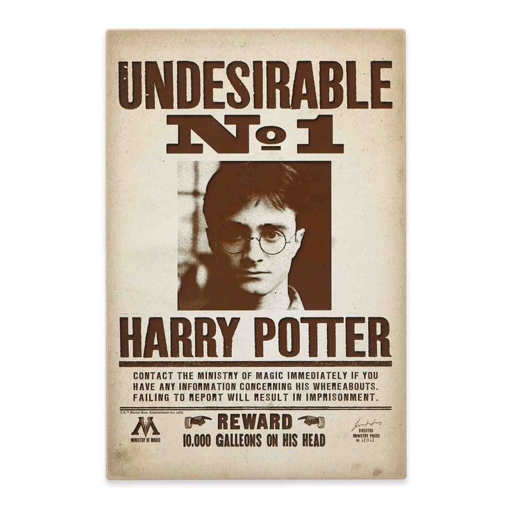 the poster for harry potter's upcoming film, understable no 1 is shown