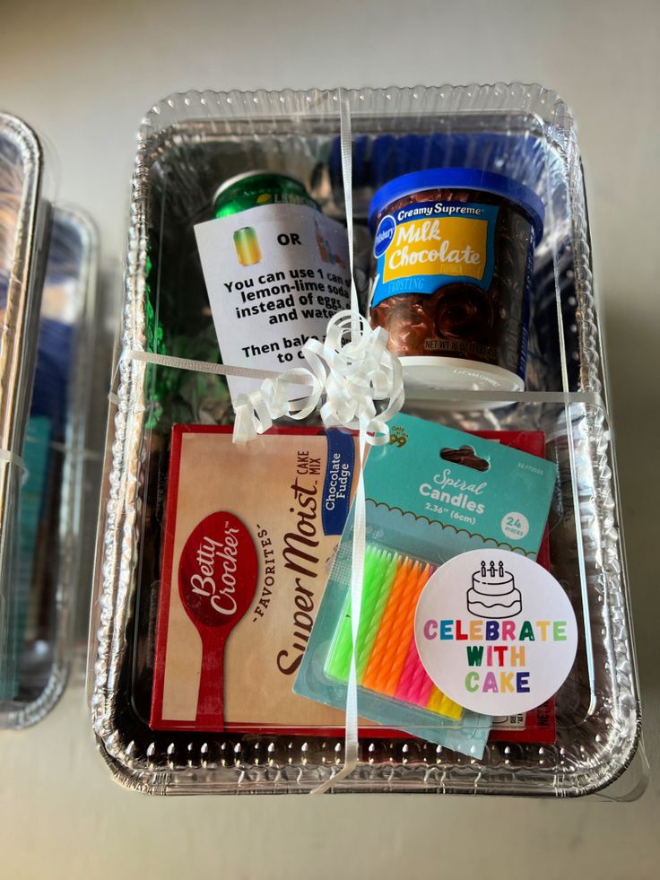 a plastic container filled with food and condiments