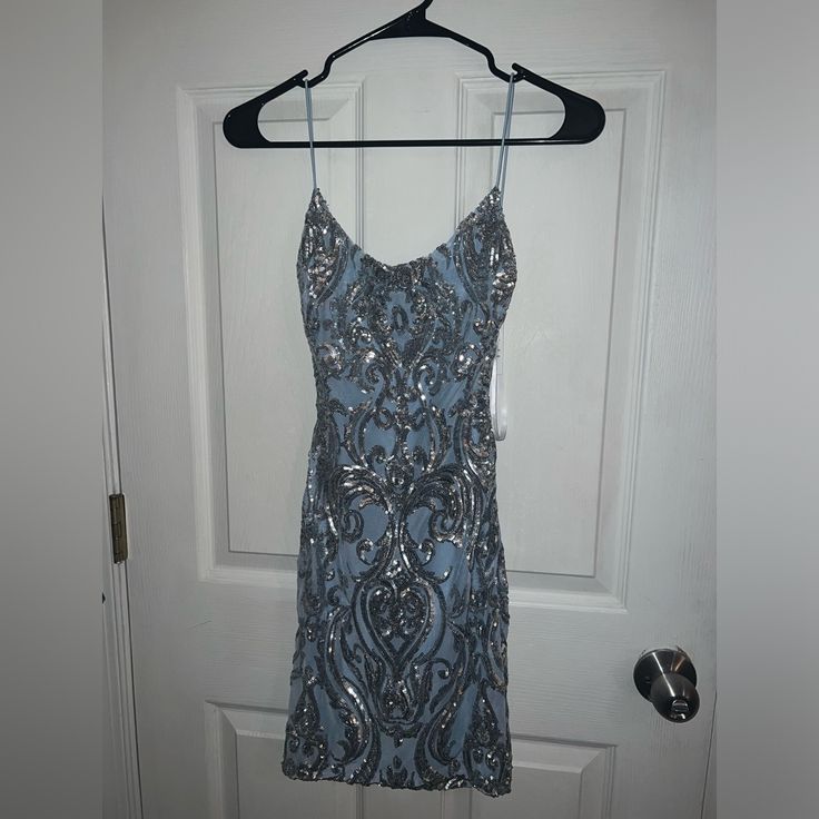 Beautiful New Size Xs For Party, I Bought It For A Party And I Couldn't Go, I Don't Think I'll Wear It. Blue Bodycon Dress For Prom Season Night Out, Blue Bodycon Dress For Prom Night Out, Blue Bodycon Dress For Prom And Party Season, Blue Bodycon Dress For Prom Party Season, Blue Bodycon Dress For Prom Evening, Blue Bodycon Dress For Prom Season Cocktail, Blue Mini Length Bodycon Dress For Prom, Blue Bodycon Dress For Cocktail Prom Season, Blue Mini Bodycon Dress For Prom Season