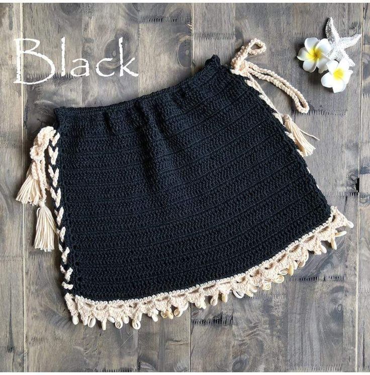 WickedAF Black / One Size Bruna Crochet Mini Skirt Crochet Beach Skirt, Swimsuit Coverup Skirt, Crochet Coverup, Knit Beach Dress, Crochet Mini Skirt, Beach Running, Knit Swimwear, Coverup Beach, Bandeau Swimsuit