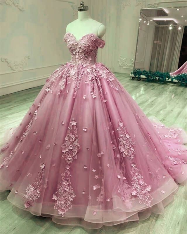 Elegant Tulle Ball Gown Dress Featuring off the shoulder neckline with lace appliques ,Puffy Skirt,Perfect For Quinceanera occasion ! Colors Available: Lavender /Rose-Pink Tailor Time: 15 to 18 days (customized accept) Style: 2634 Shipment Method: DHL,Fedex,Aramex Delivery Time: 3 to 7 Work Days Pink Lace Quinceanera Dress, Lace Ball Gown With Floral Applique, Off-shoulder Prom Dress With Lace Bodice, Off-shoulder Lace Bodice Prom Dress, Pink Lace Bodice Dress For Quinceanera, Fitted Lace Ball Gown With Floral Applique, Pink Off-shoulder Dress With Sweetheart Neckline For Wedding, Off-shoulder Lace Prom Gown, Lace Evening Dress With Floral Applique For Prom