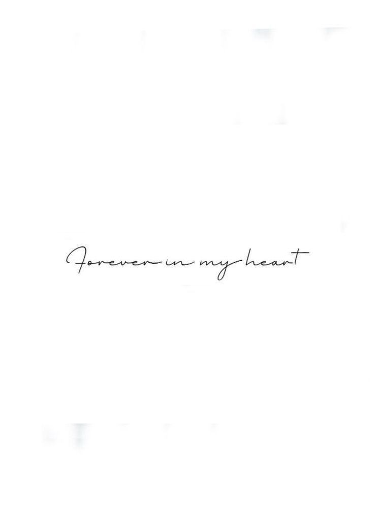 someone is my heart written in black ink on a white background