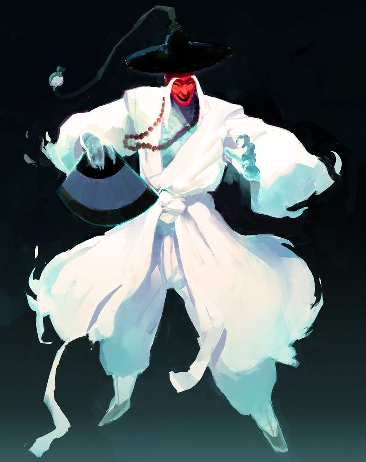 a man dressed in white is dancing with a hat on his head and hands behind his back