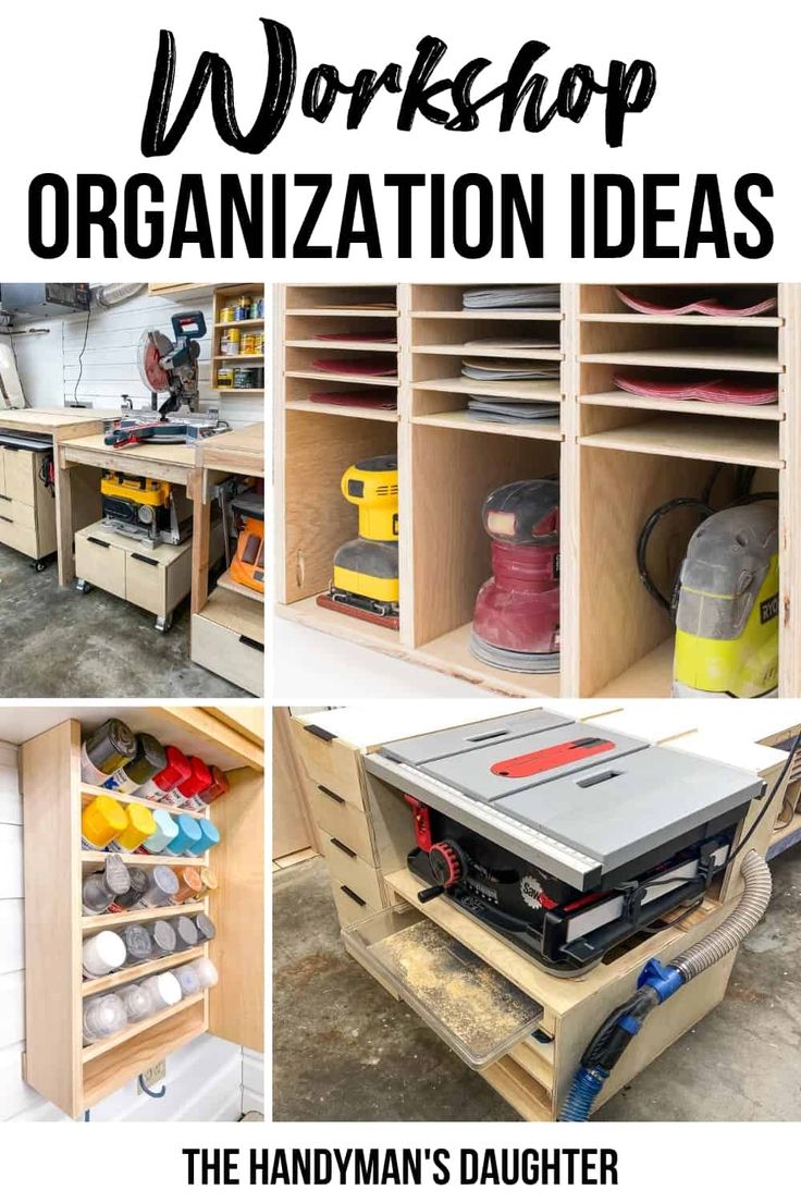 the handyman's daughter workshop organization ideas