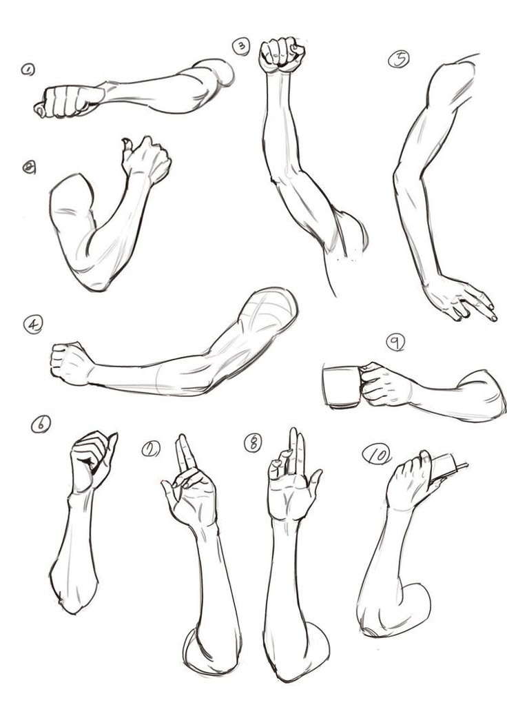 an image of hands and feet in different positions