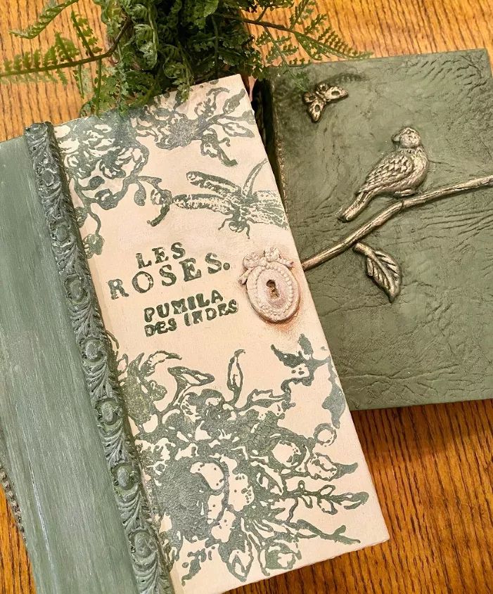 there are two books that have birds on them