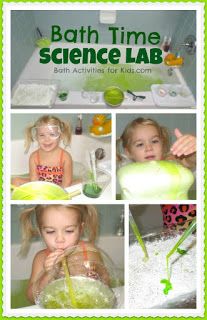 bath time science lab for kids