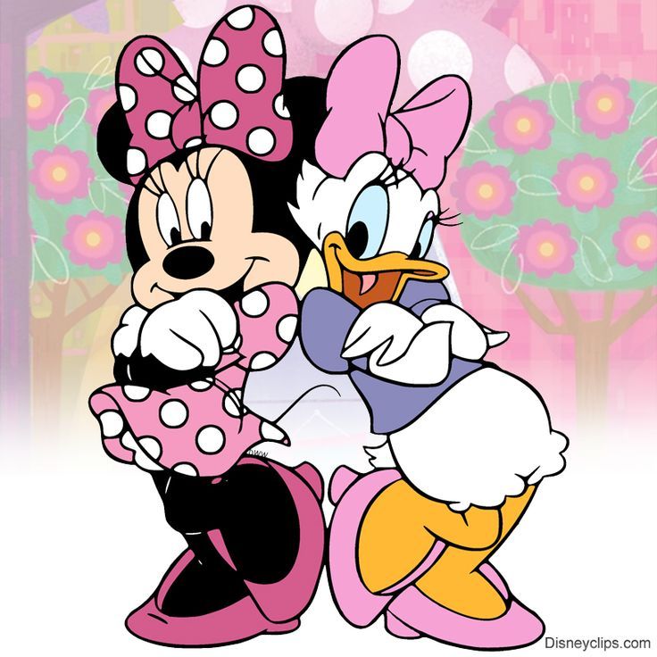 two cartoon characters are hugging each other in front of a flowery background with pink and white flowers