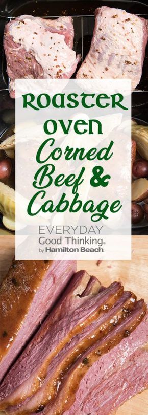 roaster oven corned beef and cabbage recipe