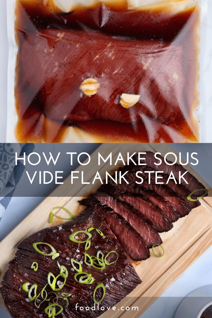 how to make sous video flank steak