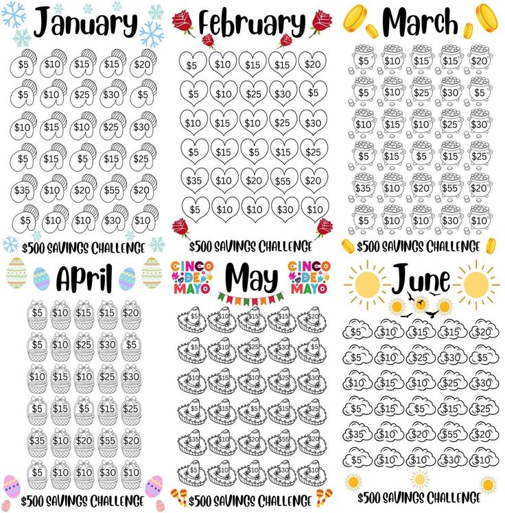 Monthly Savings Challenge Printable Tracker Files Budget Binder A6 Size Cash Budget Budget Binder - Etsy goodnoteplanner #plannergratuito #lovelyplanner #plrplanner. 500 A Month Savings Plan, Saving Challenge Envelopes, Saving Money Challenge Monthly, Low Budget Money Saving Challenge, Monthly Envelope Savings Challenge, Free Printable 100 Cash Envelope Challenge, Money Saving Sheet, Save Money Chart, 2024 Money Saving Challenge