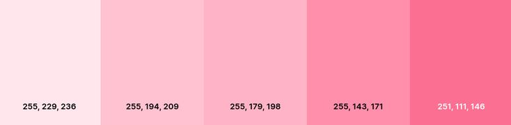 a pink color scheme with numbers in the middle and bottom half of each row,