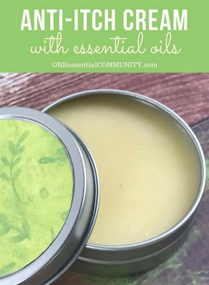 DIY anti-itch cream {made with essential oil} soothes and calms inflamed skin, quickly stopping the itching from bug bites, stings, rashes, and other skin irritations. {essential oil recipe, natural remedy, home remedy, doTERRA, Young Living, Plant Therapy} Salve Recipes, Anti Itch Cream, Healing Salves, Anti Itch, Natural Healing Remedies, Bug Bites, Natural Therapy, Homemade Remedies, It Goes On