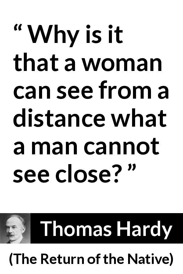 a quote from thomas hardy on the return of the native