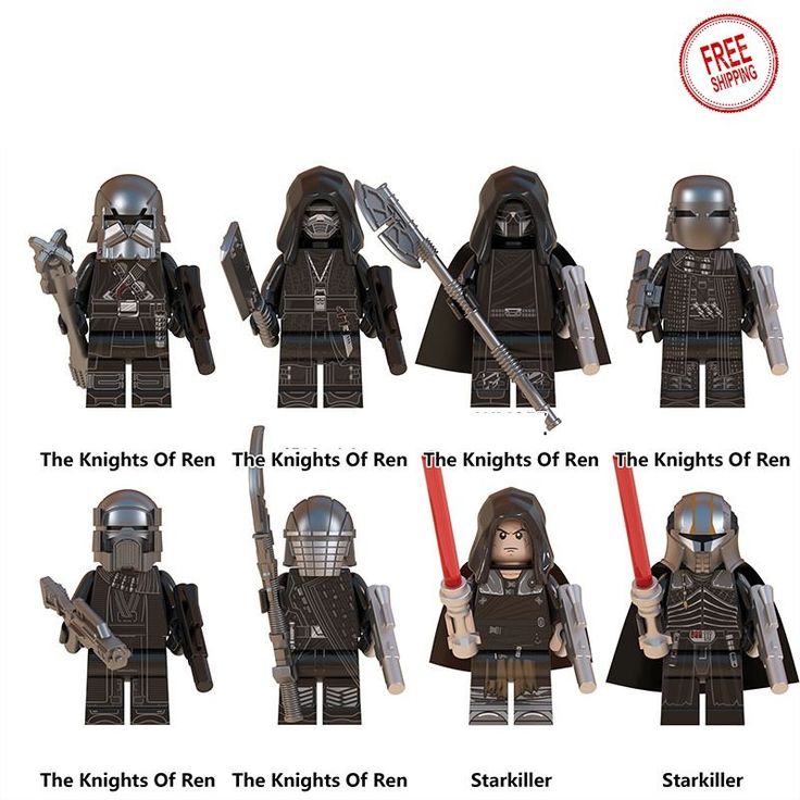 lego star wars character minifigurs are shown in various poses and sizes, with instructions