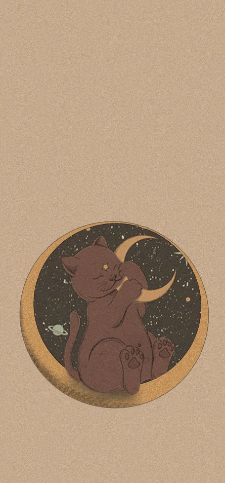 an image of a cat sitting on the moon