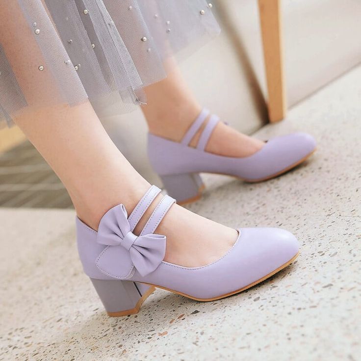 Customized Product. Ship In 3-13 Days. is not eligible for return. Fabric Material: PuColor: Pink. Black. Purple. Beige Spring Synthetic Round Toe Court Shoes, Purple Heels With Round Toe For Spring, Club Shoe, Sepatu Platform, Girls High Heel Shoes, Chunky Pumps, Hak Tinggi, Shoes For Woman, Girls High Heels