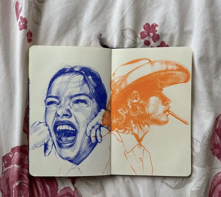 Drawings Of People, Drawing Hands, Drawing Faces, Sketchbook Art Journal, Art Diary, Arte Sketchbook, Arte Inspo, February 19, Dope Art