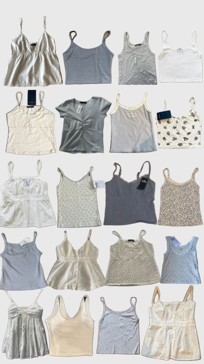 Tank top inspo Brandy Melville Outfits Summer, Brandy Melville Summer, Brandy Outfits, Brandy Girl, Brandy Melville Shirts, Summer Tanks, Brandy Melville Outfits, Tank Tops Summer, Birthday Wish List