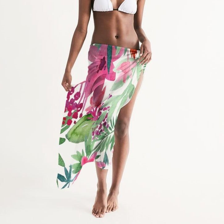 Product Details Whether you're hitting the beach or on your way to the pool, our Women's Swim Cover Up is a must-have. Its lightweight and flowy feel is the perfect accessory for your swimwear you can style multiple ways. Lightweight, flowy fabric Self-tie closure Printed, cut, and handmade Size & Fit One size fits all Style multiple ways Length: 55"x 54" Model is 5'9, one size Sheer Swimsuit, Poolside Fashion, Coverup Beach, Floral Swimsuit, Bathing Suit Cover Up, Surfer Girl, Swim Cover, Fashion Line, Draped Fabric