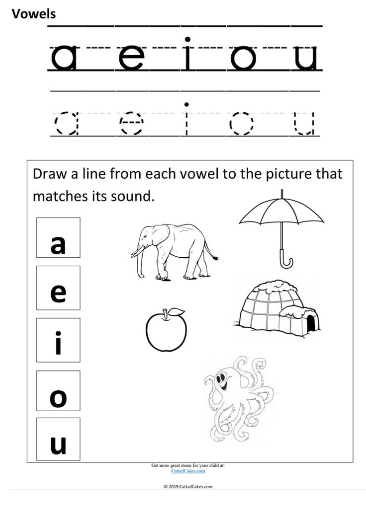 worksheet for the letter e with pictures and words