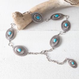 Western Silver Turquoise Necklace Nickel Free, Western Style Silver Turquoise Necklace, Nickel Free, Nickel-free Silver Turquoise Necklace In Western Style, Silver Turquoise Western Necklace For Festivals, Western Silver Turquoise Necklace With Concho, Holiday Wrap, Concho Belt, Wrap Pattern, Country Concert