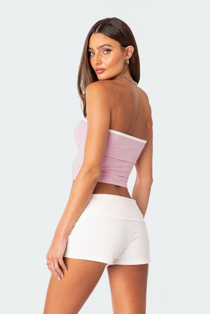 PRODUCT INFO Tube Top Strapless Stretch fabric Tiny buckle design Cotton, Spandex Model wears size S Model height is 5'9 Item care: Wash with similar color Trendy Belts, Visionary Fashion, Top Strapless, Swimwear Dress, Colby, S Models, Tube Top, Pacsun, Cotton Spandex