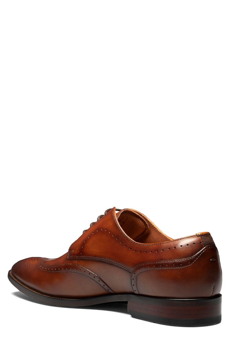 Intricate broguing updates this sleek footwear designed for everyday wear with signature Comfortech cushioning and a grippy rubber sole. Style Name:Florsheim Sorrento Wingtip (Men). Style Number: 6553550. Classic Wingtip Lace-up Shoes With Removable Insole, Classic Brown Lace-up Shoes With Textured Sole, Brown Formal Leather Shoes With Cushioned Footbed, Formal Brown Leather Shoes With Cushioned Footbed, Classic Wingtip Lace-up Shoes With Cushioned Footbed, Brown Wingtip Leather Shoes With Cushioned Footbed, Classic Derby With Textured Sole And Round Toe, Wingtip Leather Shoes With Removable Insole For Derby, Cushioned Wingtip Lace-up Shoes For Business Casual